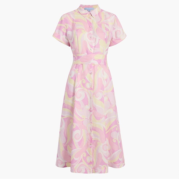 Hill House Home The Lily Dress Candy Kaleidoscope dress with tie waist pockets - Picture 2 of 12